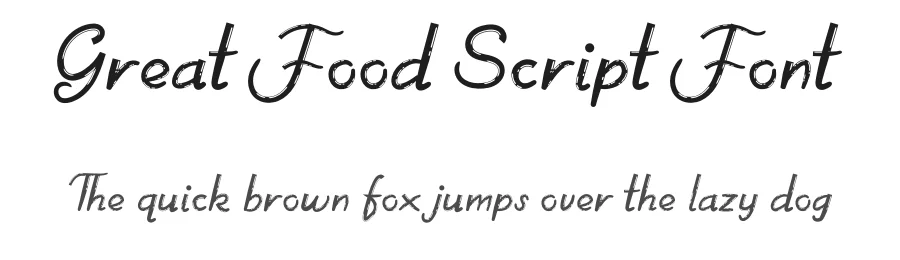 Great Food Script Font by planetz studio — Script Handwritten Font