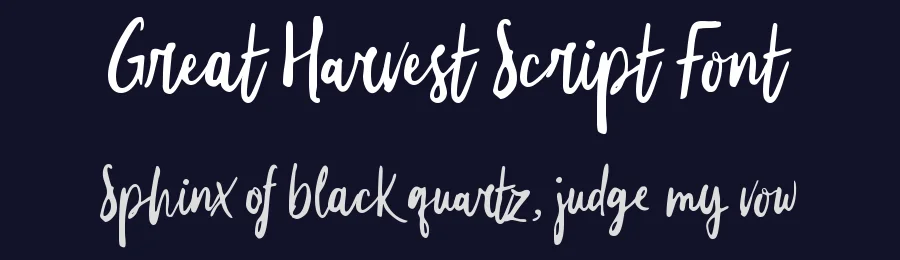 Great Harvest Script Font by Letteratom — Script Handwritten Font — thumbnail 2