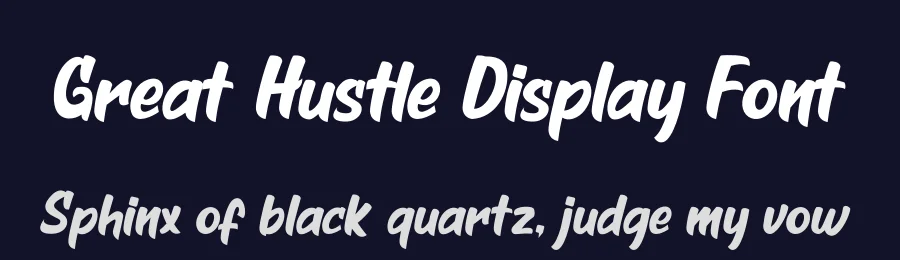 Great Hustle Display Font by Fachranheit — Display Font — thumbnail 2