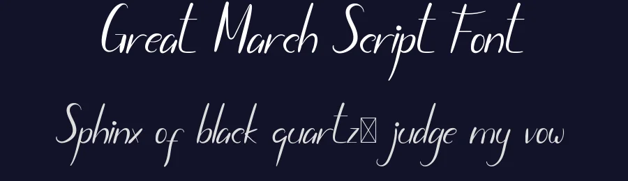 Great March Script Font by edricstudio — Script Handwritten Font — thumbnail 2