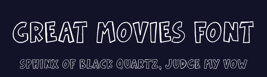 Great Movies Font by Timur type — Decorative Font — thumbnail 2