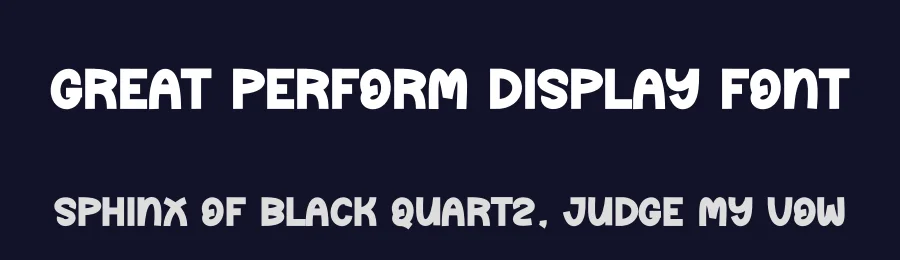 Great Perform Display Font by andikastudio — Display Font — thumbnail 2