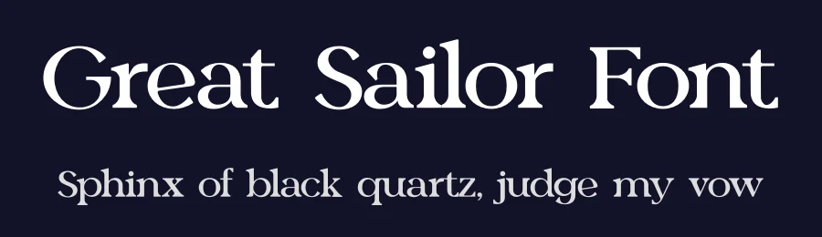 Great Sailor Font by UICreative — Serif Font — thumbnail 2