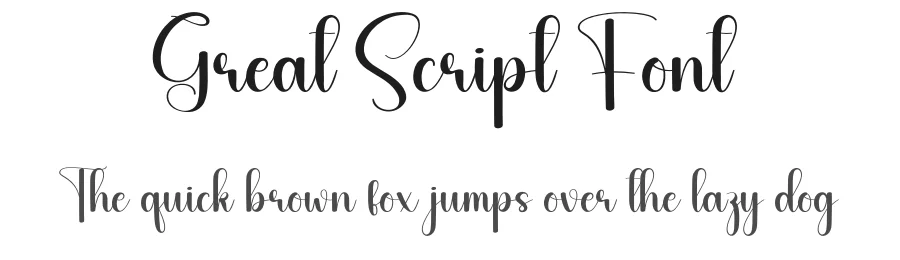 Great Script Font by andikastudio — Script Handwritten Font