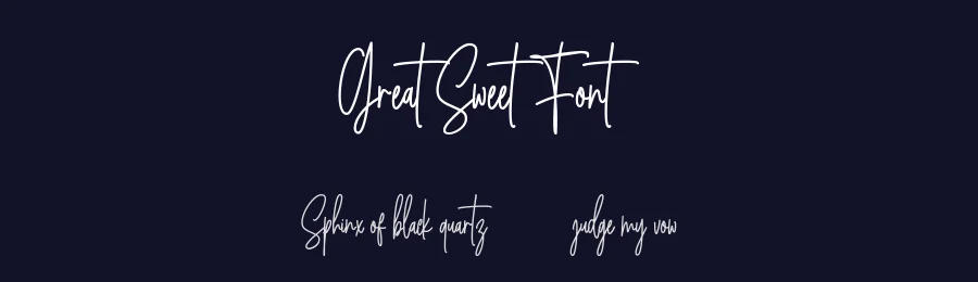 Great Sweet Font by Koplexsstudio — Script Handwritten Font — thumbnail 2