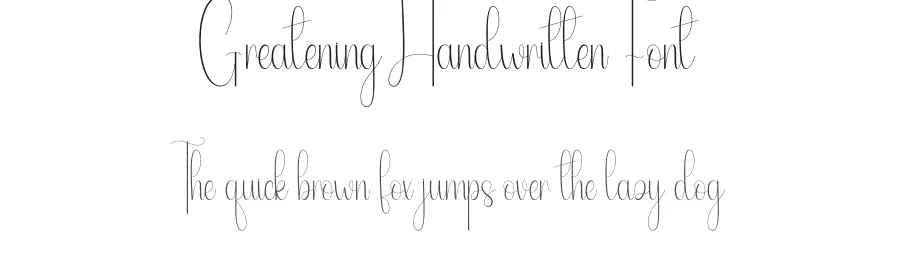 Greatening Handwritten Font by andikastudio — Script Handwritten Font