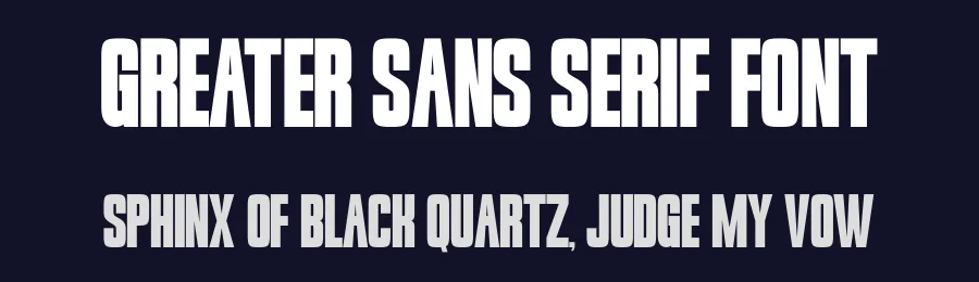 Greater Sans Serif Font by Funtype — Decorative Font — thumbnail 2