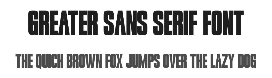 Greater Sans Serif Font by Funtype — Decorative Font