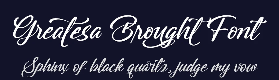 Greatesa Brought Font by letterenastudios — Script Handwritten Font — thumbnail 2