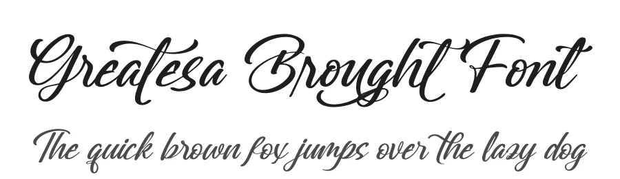 Greatesa Brought Font by letterenastudios — Script Handwritten Font