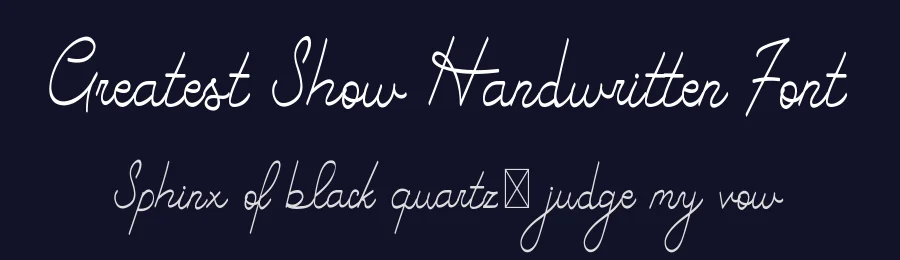 Greatest Show Handwritten Font by edricstudio — Script Handwritten Font — thumbnail 2