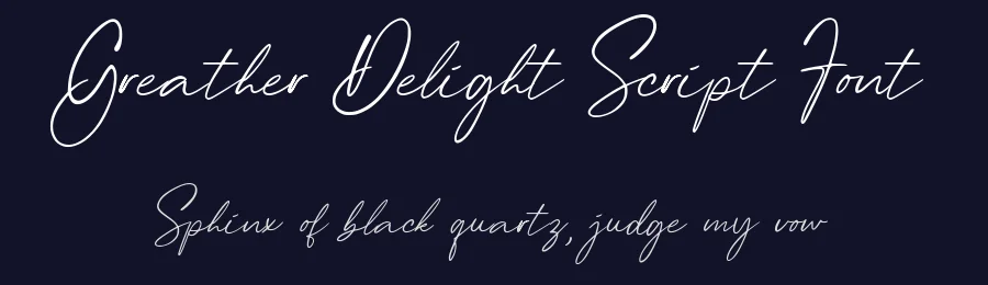 Greather Delight Script Font by Allouse.Studio — Script Handwritten Font — thumbnail 2