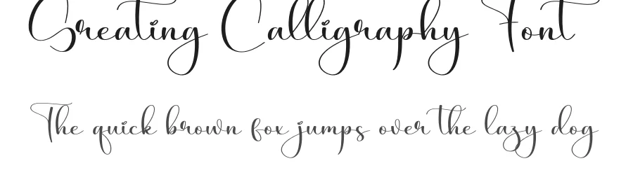 Greating Calligraphy Font by creativeletter — Script Handwritten Font