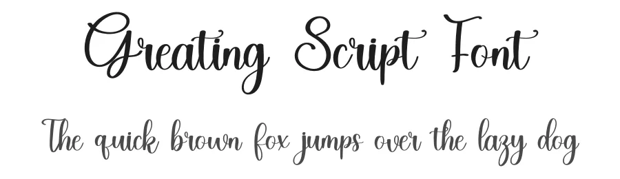 Greating Script Font by inermediaSTUDIO — Script Handwritten Font