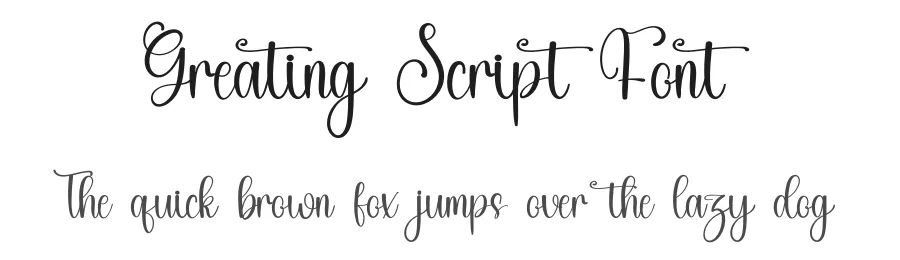 Greating Script Font by inermediaSTUDIO — Script Handwritten Font