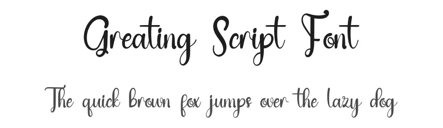 Greating Script Font by inermediaSTUDIO — Script Handwritten Font
