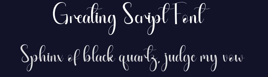 Greating Script Font by andikastudio — Script Handwritten Font — thumbnail 2
