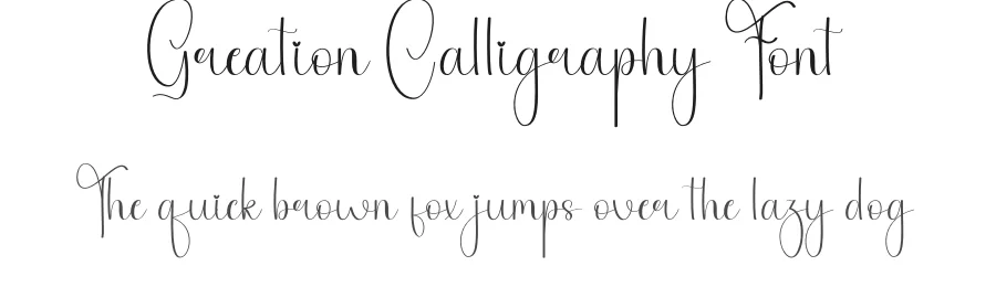 Greation Calligraphy Font by andikastudio — Script Handwritten Font