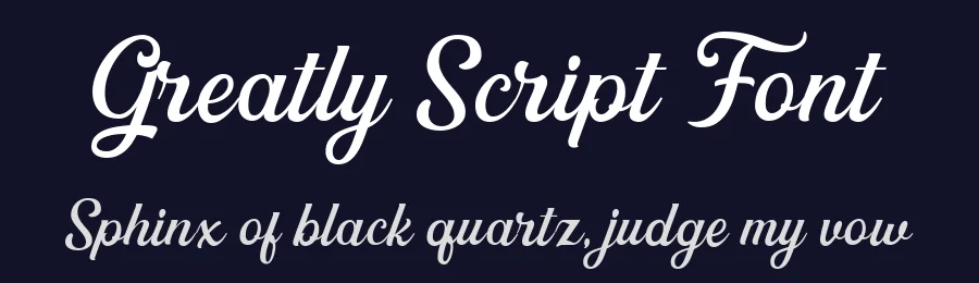 Greatly Script Font by Letterhend — Script Handwritten Font — thumbnail 2