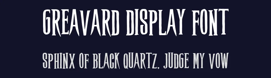 Greavard Display Font by Rillatype — Display Font — thumbnail 2