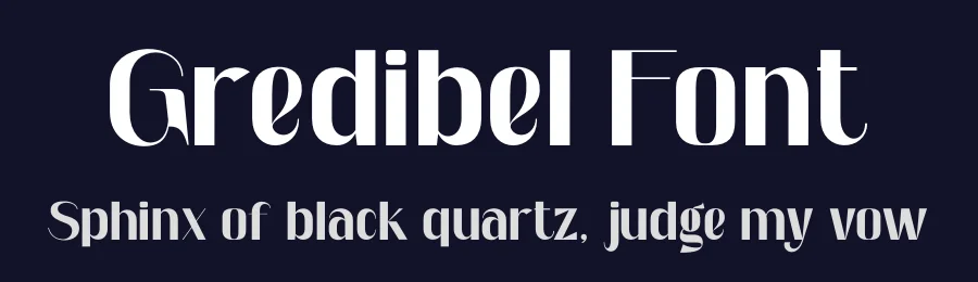 Gredibel Font by Rafis Type — Sans Serif Font — thumbnail 2