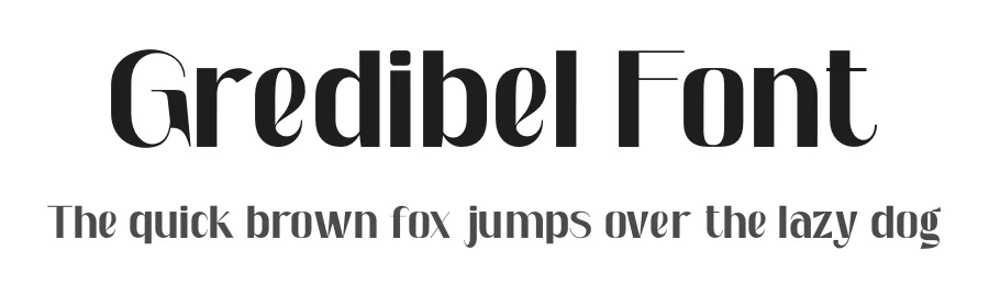 Gredibel Font by Rafis Type — Sans Serif Font