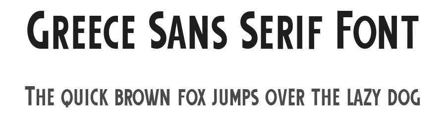 Greece Sans Serif Font by Rite Of summer β Sans Serif Font