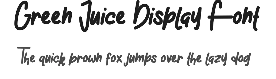 Green Juice Display Font by levincreative — Display Font