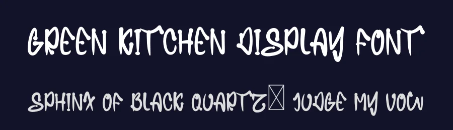 Green Kitchen Display Font by levincreative — Script Handwritten Font — thumbnail 2