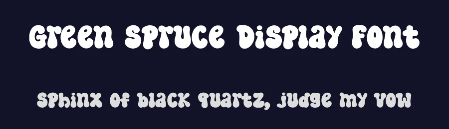 Green Spruce Display Font by Nadiratype — Display Font — thumbnail 2