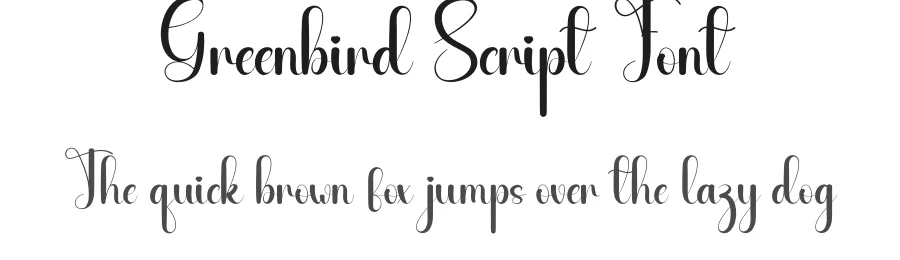 Greenbird Script Font by andikastudio — Script Handwritten Font