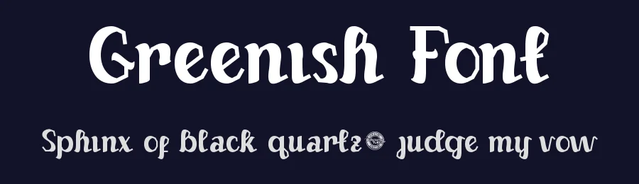 Greenish Font by CalligraphyFonts.net — Script Handwritten Font — thumbnail 2