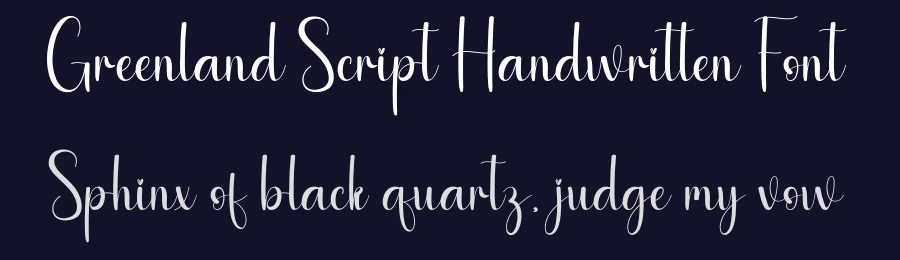 Greenland Script Handwritten Font by andikastudio — Script Handwritten Font — thumbnail 2