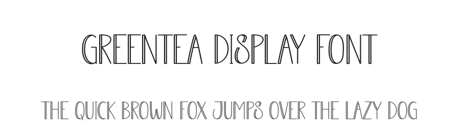 Greentea Display Font by andikastudio — Display Font