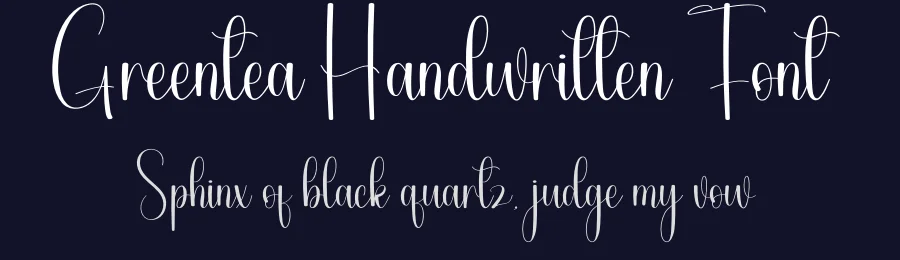 Greentea Handwritten Font by andikastudio — Script Handwritten Font — thumbnail 2