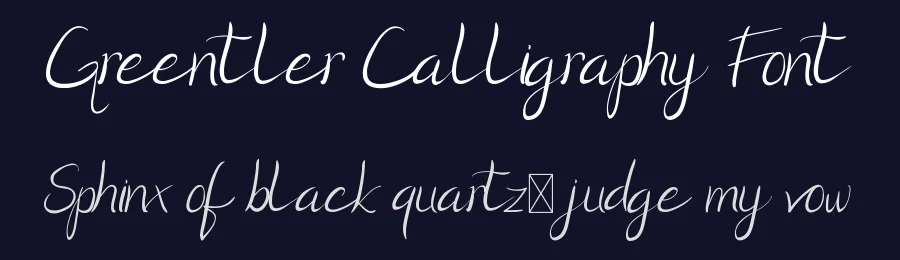 Greentler Calligraphy Font by edricstudio — Script Handwritten Font — thumbnail 2