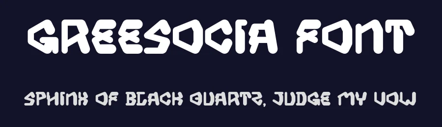 Greesocia Font by Dhabee — Decorative Font — thumbnail 2