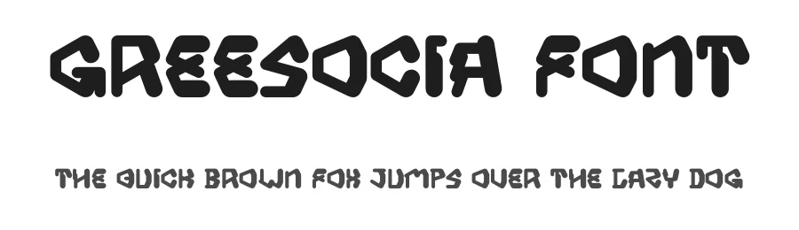 Greesocia Font by Dhabee — Decorative Font