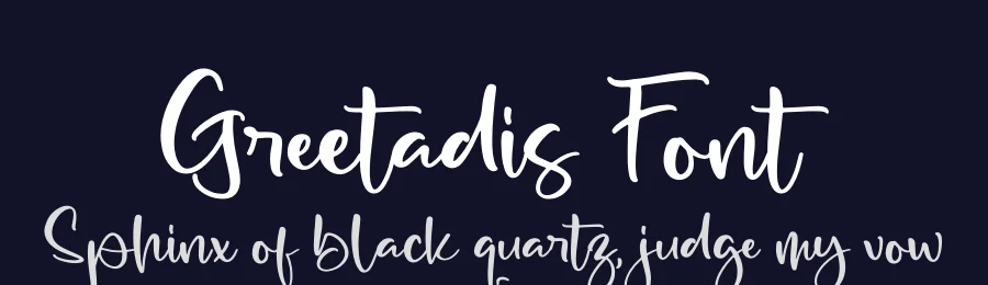 Greetadis Font by perspectype — Script Handwritten Font — thumbnail 2