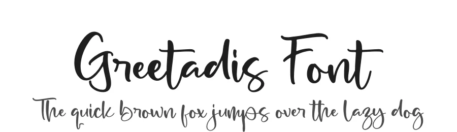 Greetadis Font by perspectype — Script Handwritten Font