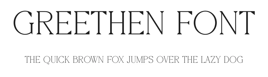 Greethen Font by SURATMI — Decorative Font