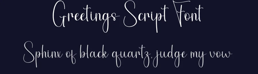 Greetings Script Font by andikastudio — Script Handwritten Font — thumbnail 2
