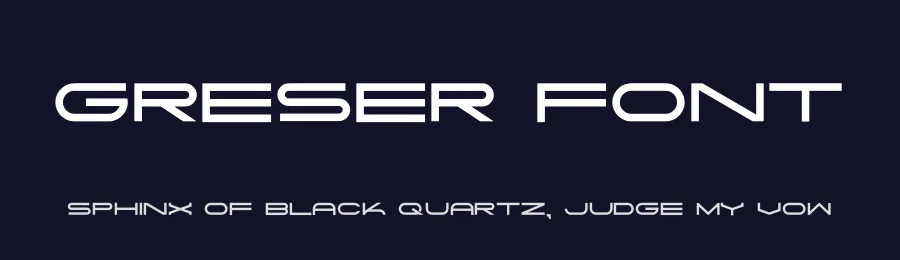 Greser Font by hayoyuka8 — Display Font — thumbnail 2