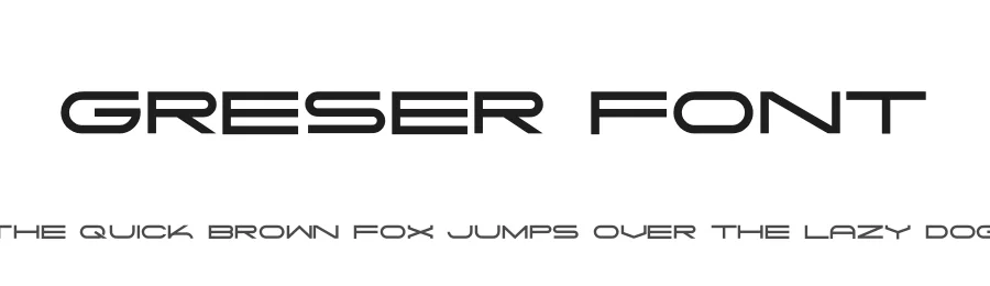 Greser Font by hayoyuka8 — Display Font