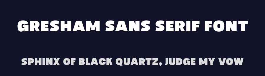 Gresham Sans Serif Font by Mjtype — Sans Serif Font — thumbnail 2