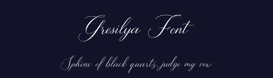 Gresilya Font by Heinzel Std. — Script Handwritten Font — thumbnail 2