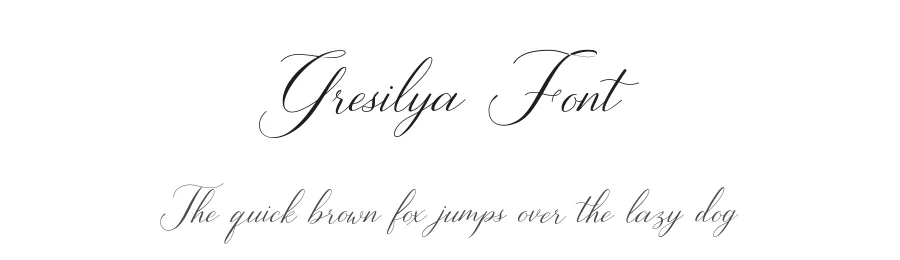 Gresilya Font by Heinzel Std. — Script Handwritten Font