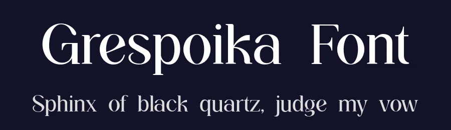 Grespoika Font by UICreative — Serif Font — thumbnail 2
