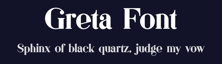 Greta Font by vpcreativeshop — Serif Font — thumbnail 2