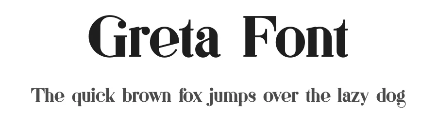 Greta Font by vpcreativeshop — Serif Font